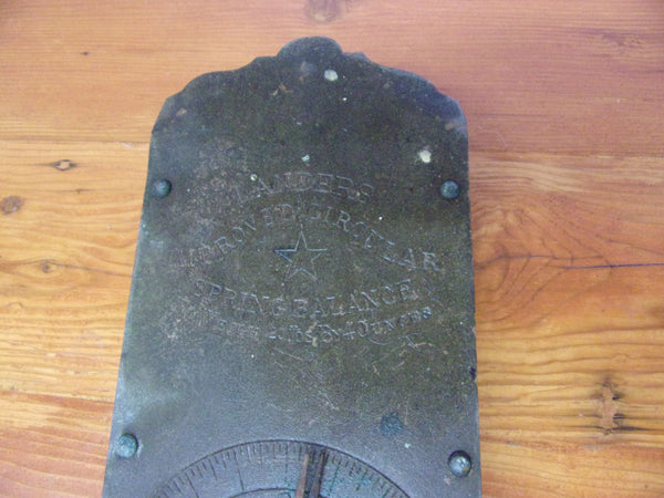 Antique Landers Improved Circular Spring Balance Scale