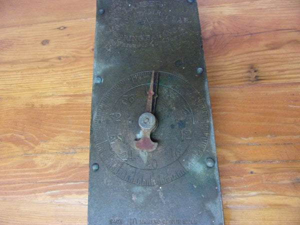 Antique Landers Improved Circular Spring Balance Scale