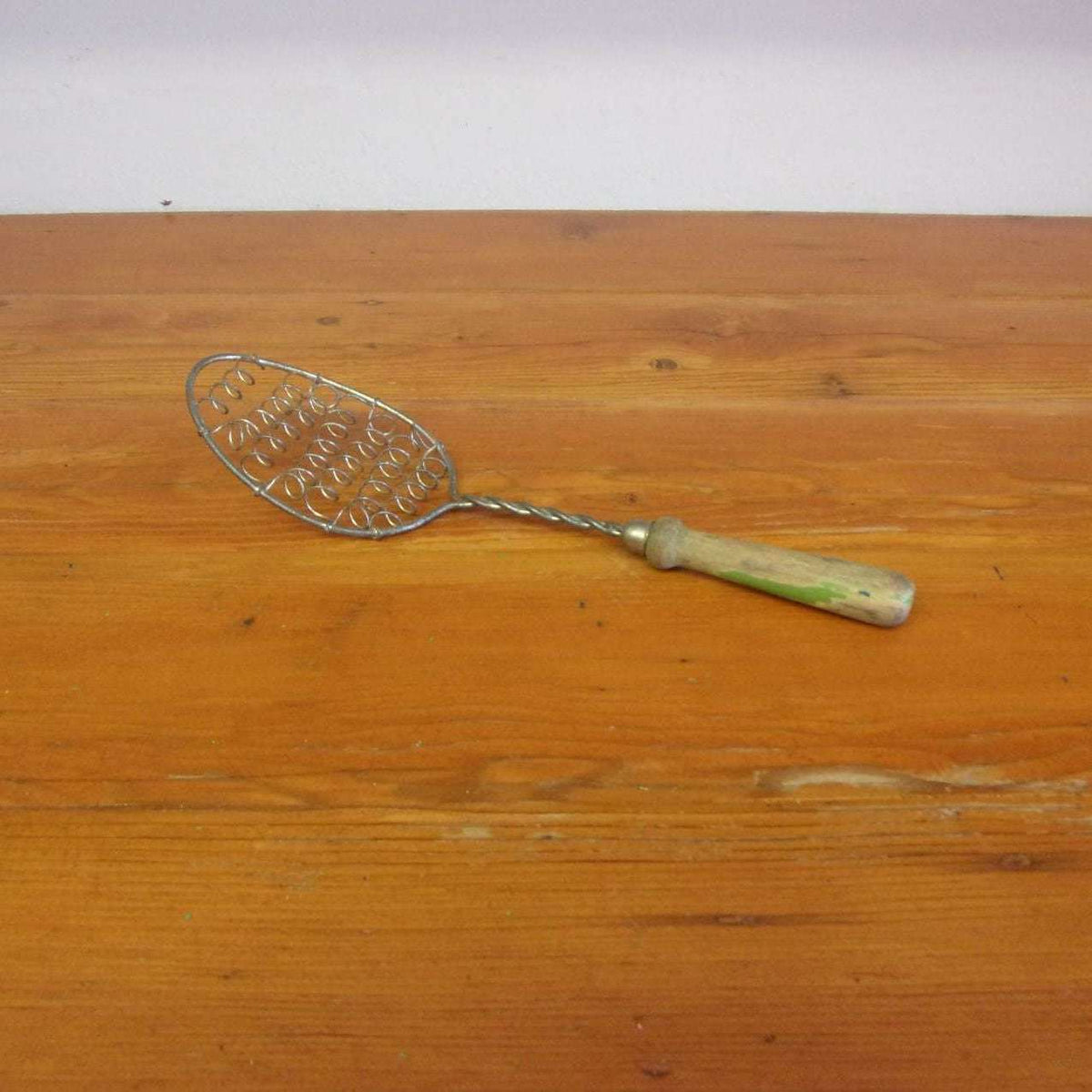 Primitive Antique Whis, Flour Wand, Unusual Wire Whisk Hand Held Egg Beater  Spring Wire Whisk Sweden Expandable / Coil Spring Whisk 