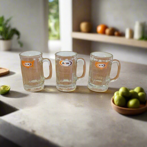 Vintage A&W Root Beer Mugs Medium