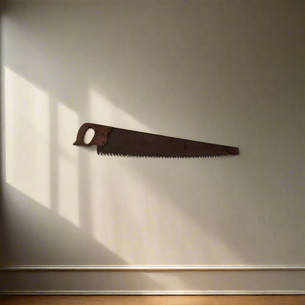 Vintage Warranted Superior Two Man Logging Saw