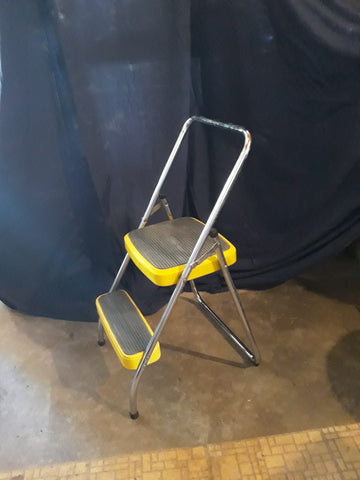 Vintage Cosco Step Ladder Yellow