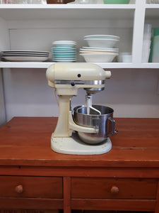 Vintage Hobart Stand Mixer with Steel Bowl