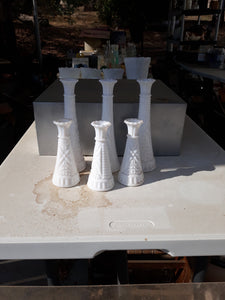 Vintage Milk Glass Vases