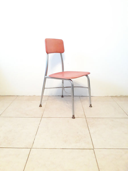 Vintage Heywood  Wakefield Heywoodite Kids Chair in Red