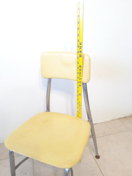 Vintage Heywood  Wakefield Heywoodite Kids Chair in Yellow