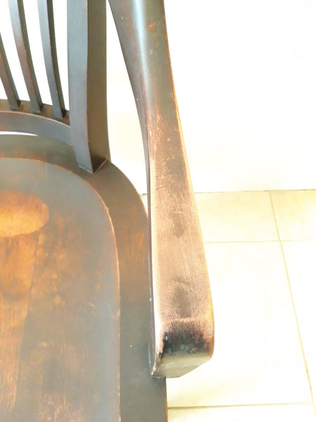 Antique M&S Co Birch Wood Chair