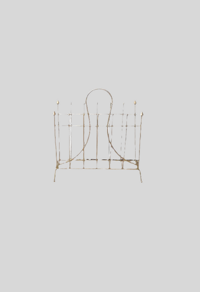 Vintage Wire Magazine Rack Holder