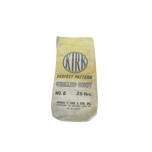 Vintage KIRK Perfect Pattern Chilled Shot No. 8 25 LBS Canvas Bag