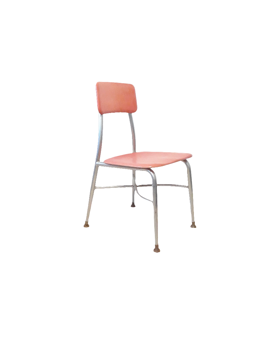 Vintage Heywood  Wakefield Heywoodite Kids Chair in Red