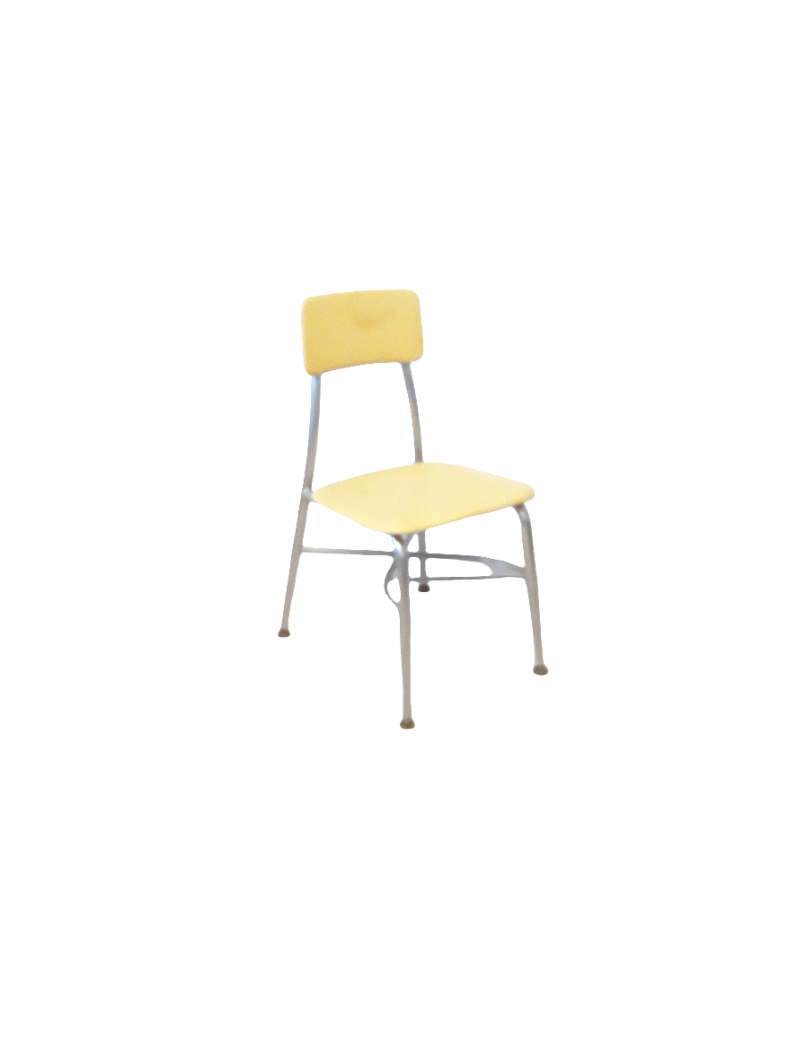 Vintage Heywood  Wakefield Heywoodite Kids Chair in Yellow