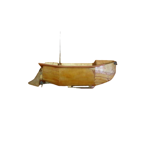 Vintage Wood Toy Boat Ship