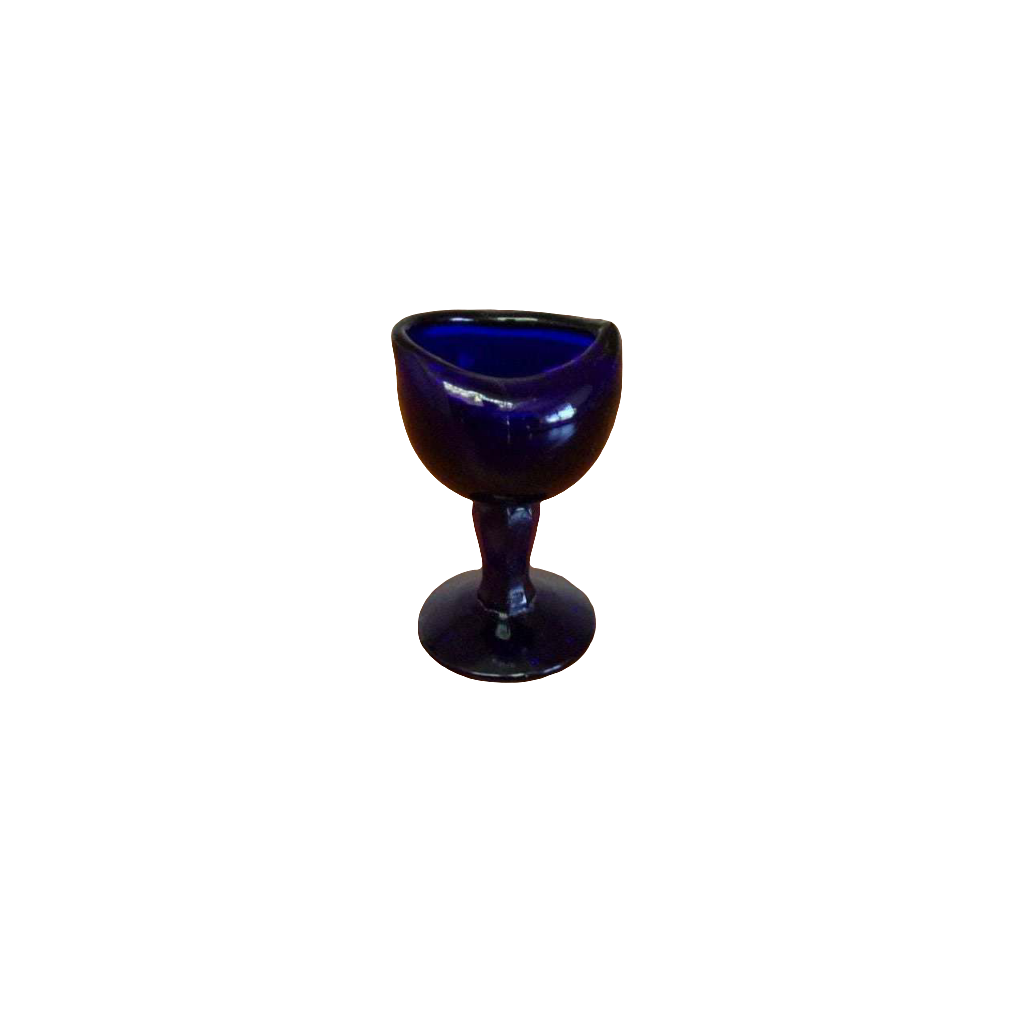 Antique John Bull Cobalt Blue Glass Eye Wash Cup