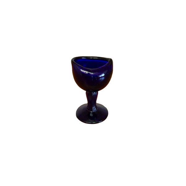 Antique John Bull Cobalt Blue Glass Eye Wash Cup