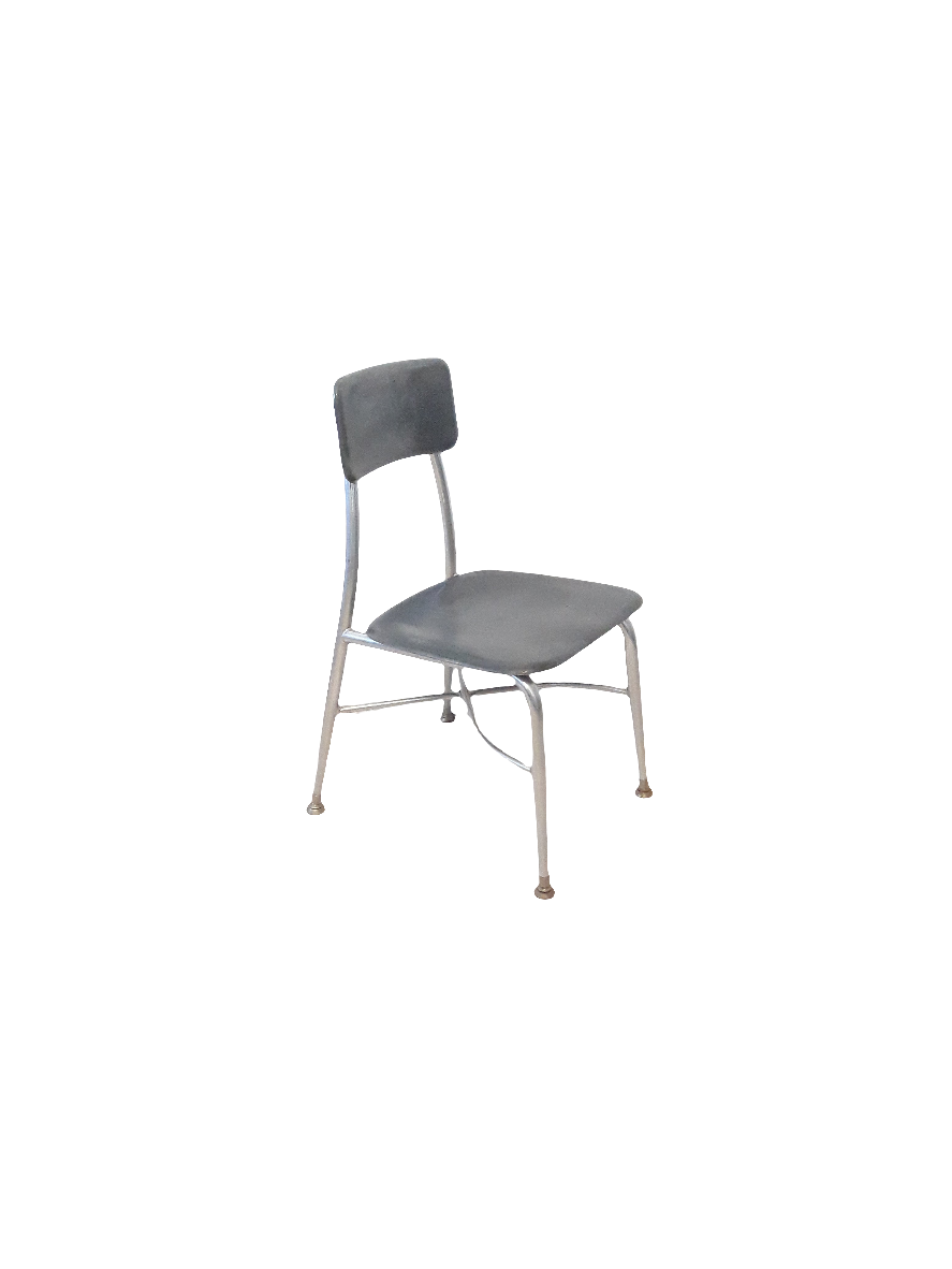 Vintage Heywood  Wakefield Heywoodite Kids Chair in Black