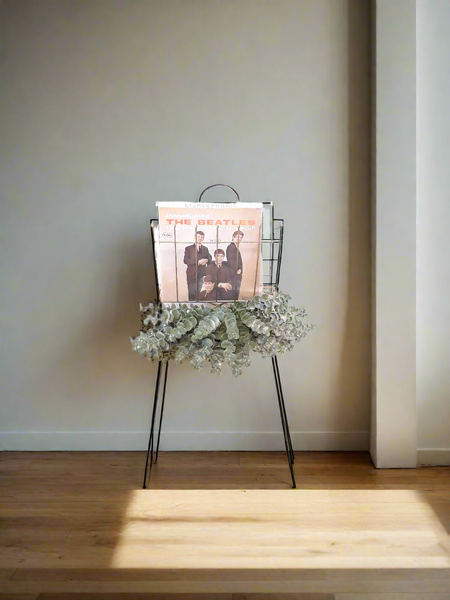 Vintage Wire Magazine Rack Holder