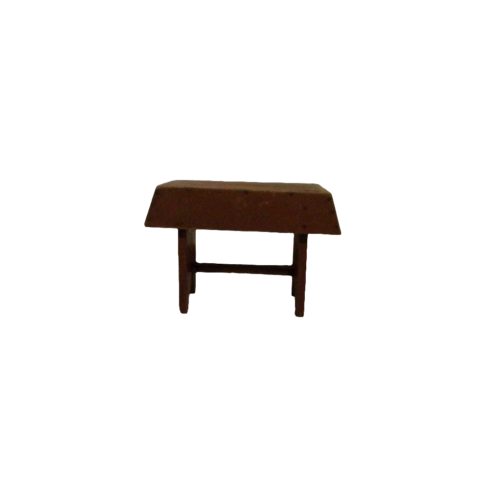 Antique Wood Foot Stool F001-WE