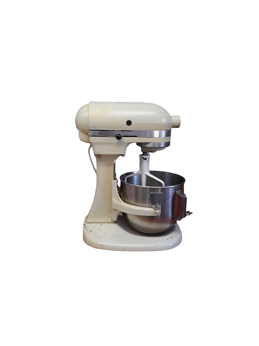 Vintage Hobart Stand Mixer with Steel Bowl