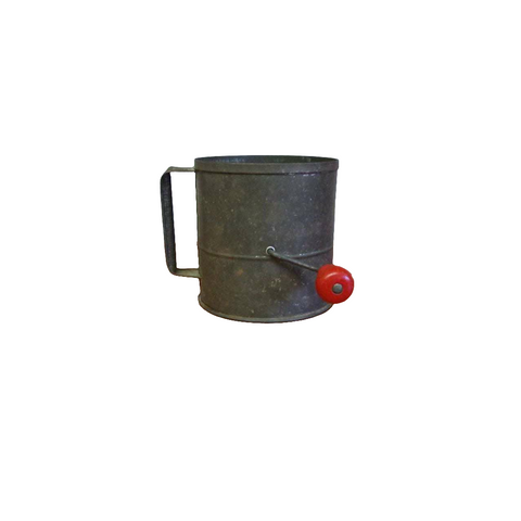 Vintage Commercial Hodges Flour Sifter Red