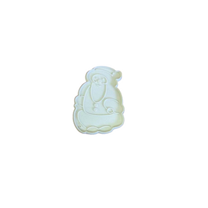 Vintage Hutzler Santa Clause Beige Plastic Cookie Cutter 015