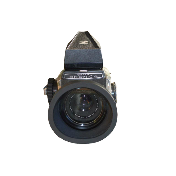 Rare vintage Zenza Bronica S camera Nikkor 75 mm lens Prism S view finder