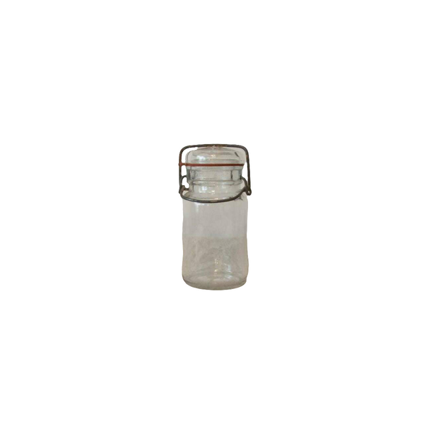 Vintage 1881 Bail Top Jar with Stars