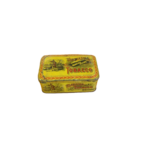 Antique Hiawatha Granulated Mixture Tobacco tin tobacciana