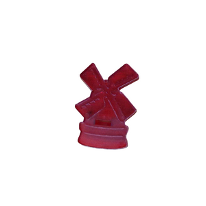 Vintage HRM Windmill Red Plastic Cookie Cutter 017