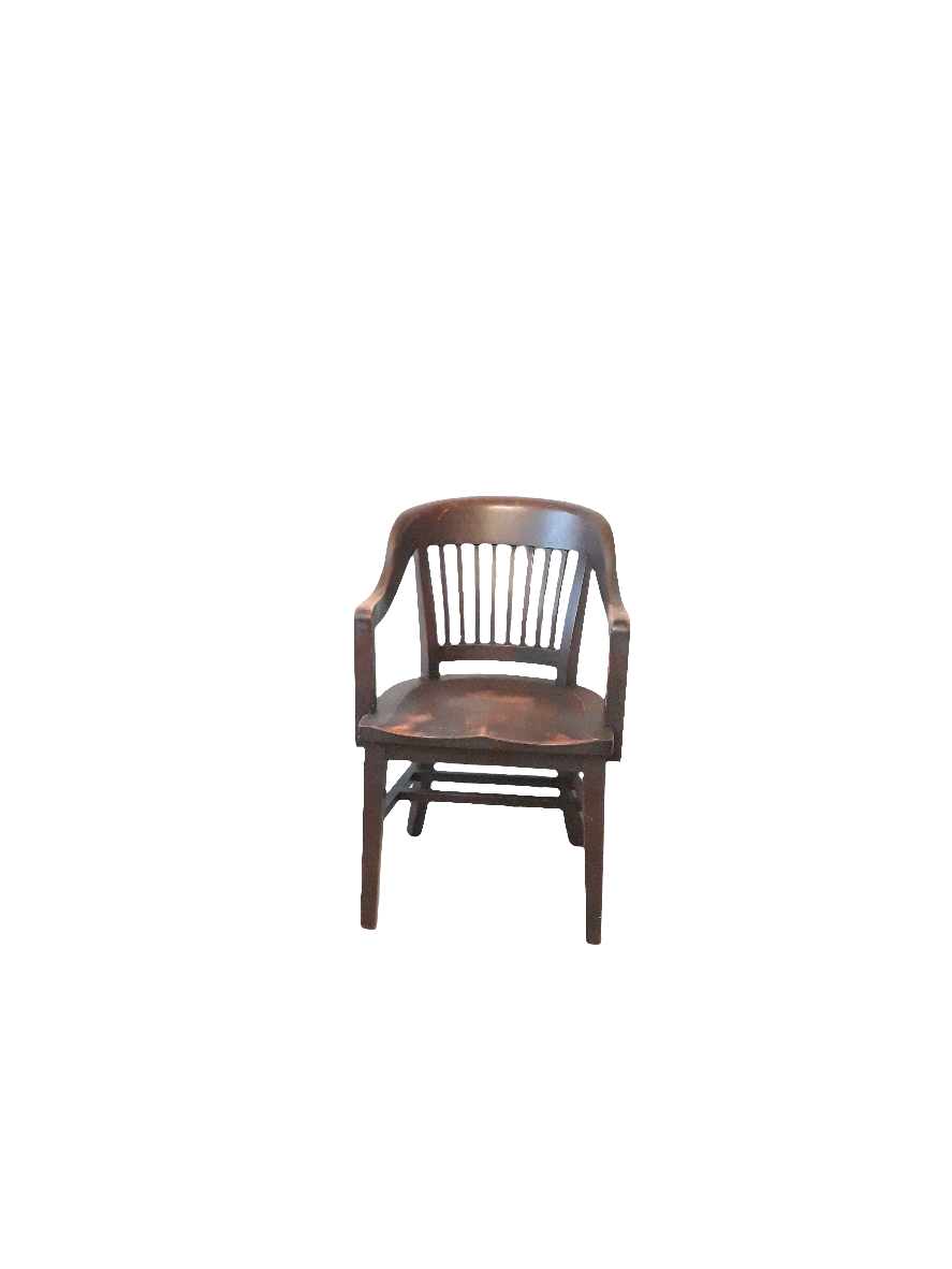 Antique M&S Co Birch Wood Chair