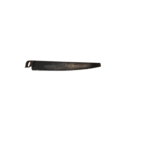 Vintage Warranted Superior Two Man Logging Saw with Leather Wrap Handle