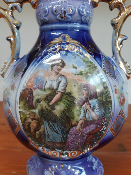 Antique AG Harley Jones England Porcelain Vase