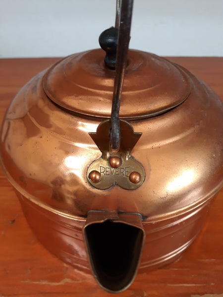 Vintage Revere copper Tea Kettle