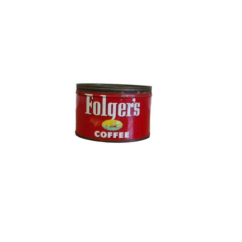 Vintage Folger's Coffee Can