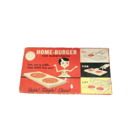 Vintage Home-Burger for Hamburgers press, mold, shaper