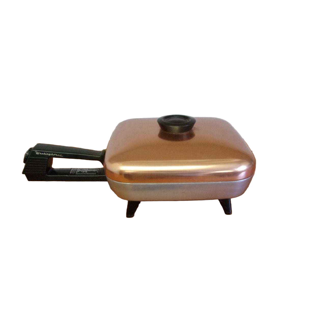 Vintage Westinghouse Electric Frying Pan With Copper Lid