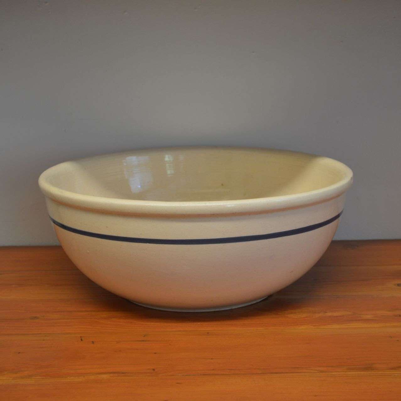Antique Stoneware 7.75 Crock Dough Bowl, Primitive Beige Mixing Bowl –  ThriftyWhitney