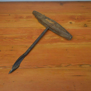 Antique 1880's auger hand drill tools
