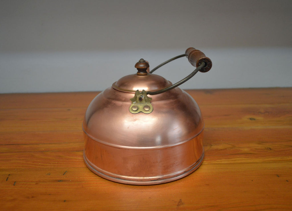 Vintage Revere Ware Copper Bottom Pots Pans Teapot Kitchen Cookware -   Log Cabin Decor