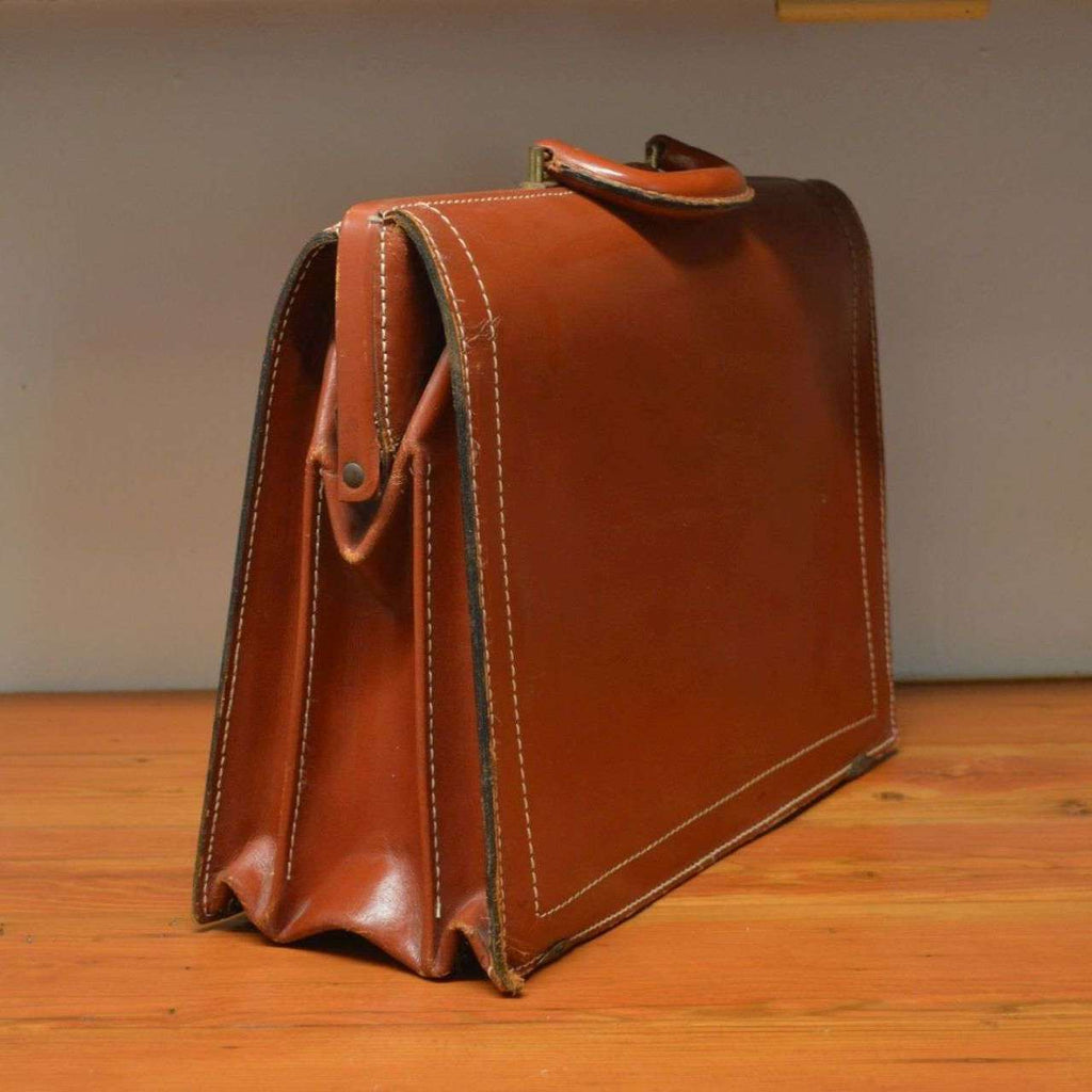 bosca leather backpack Vintage Bosca Built leather briefcase Hugo Bosca De Vry Tech leather b – Ma and Pa's Attic ®
