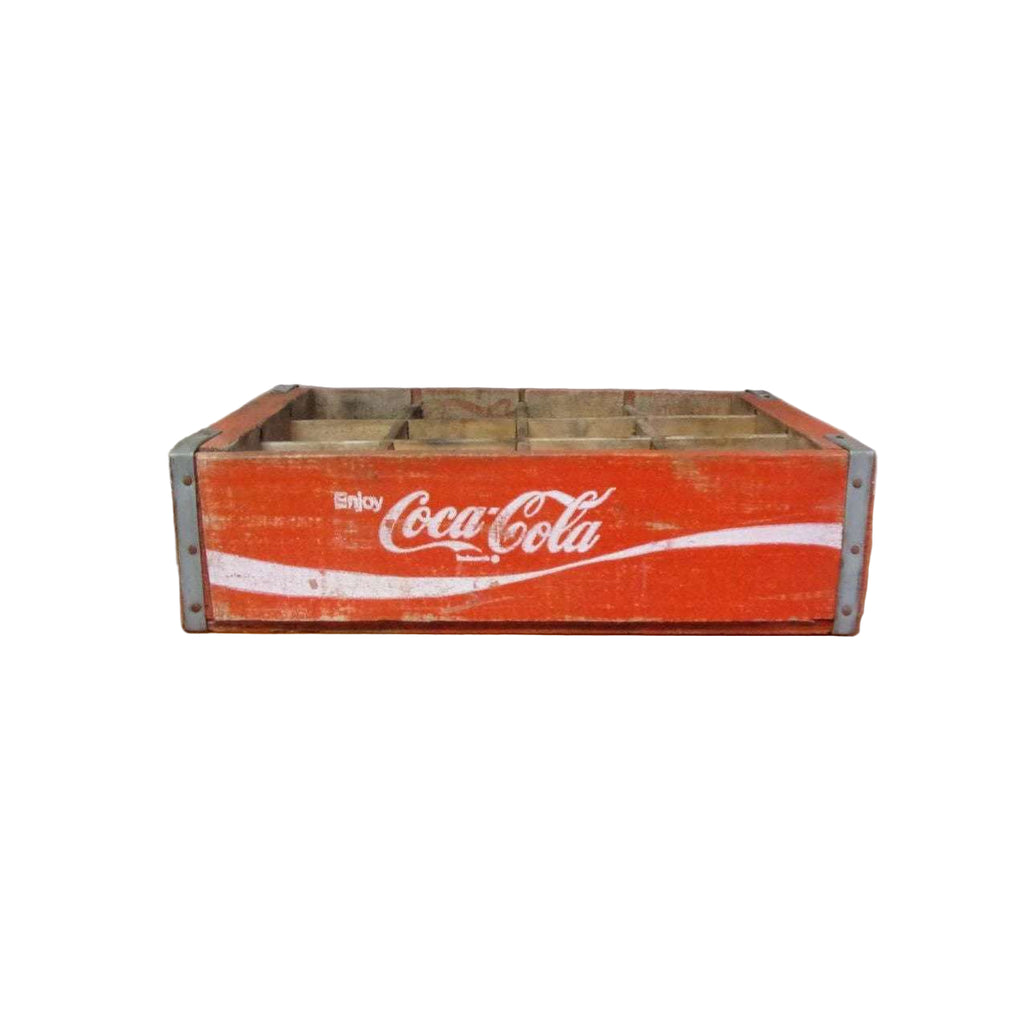 Vintage Coca Cola Wood Crate Red and White – Ma and Pa's Attic ®