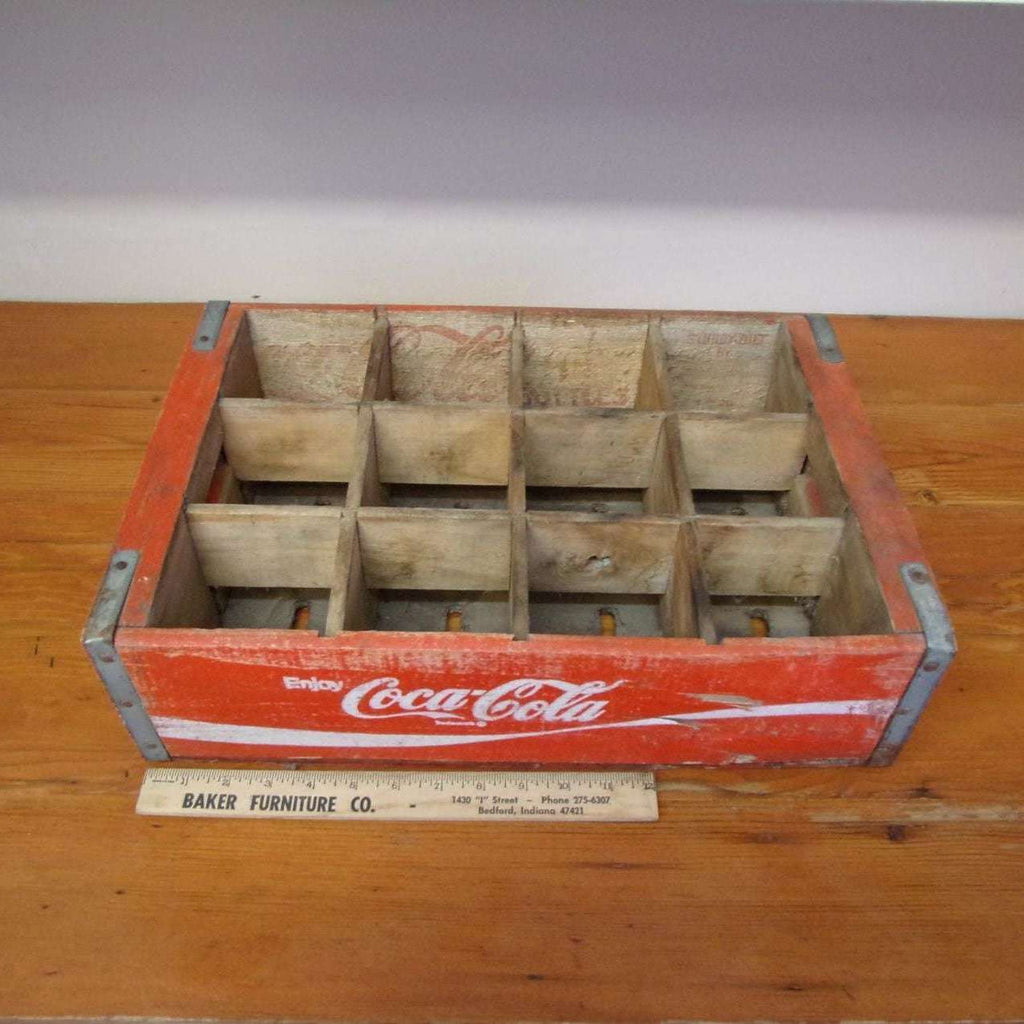 Vintage Coca Cola Wood Crate Red and White – Ma and Pa's Attic ®