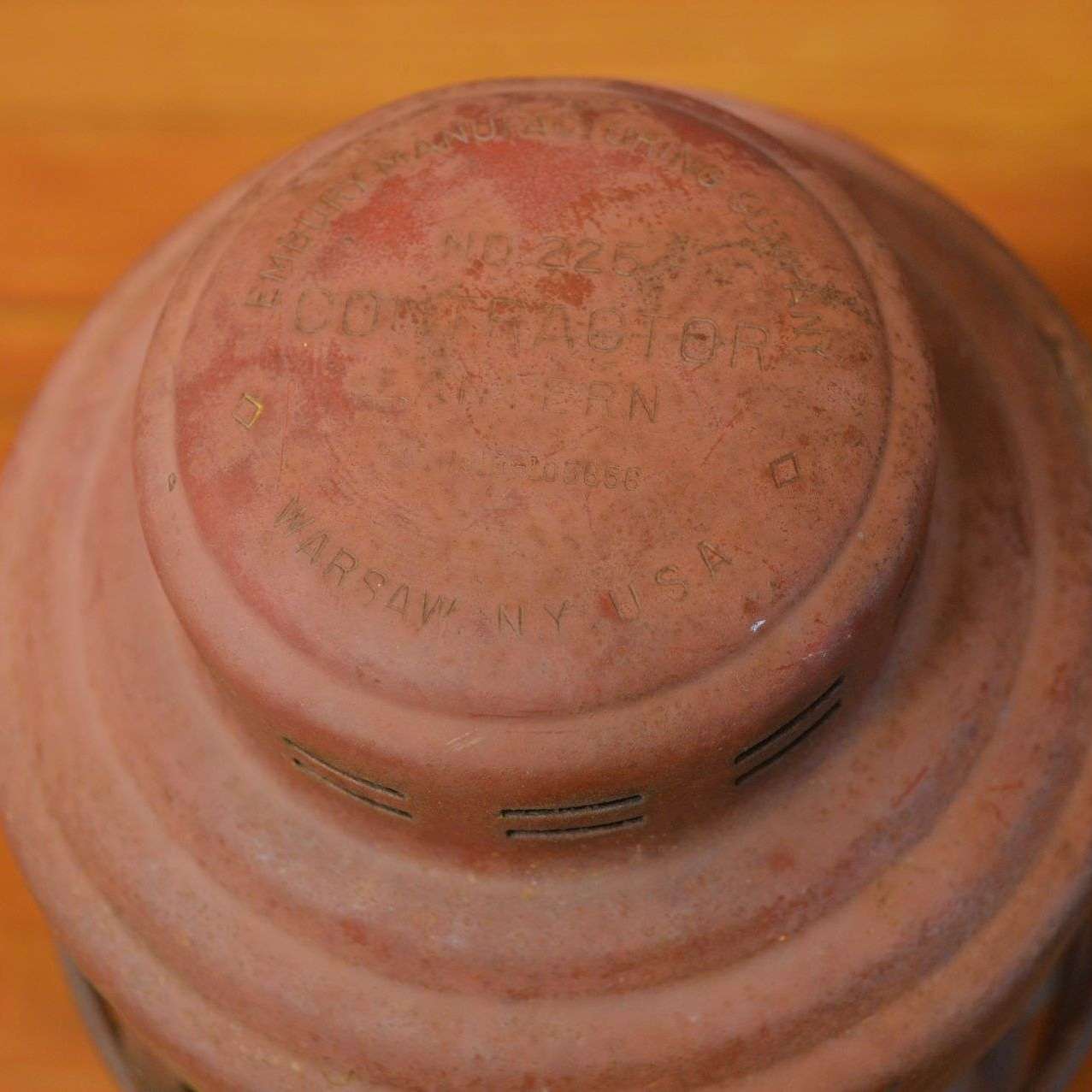 Vintage Embury Luck-E-Lite Lantern red lantern No. 225