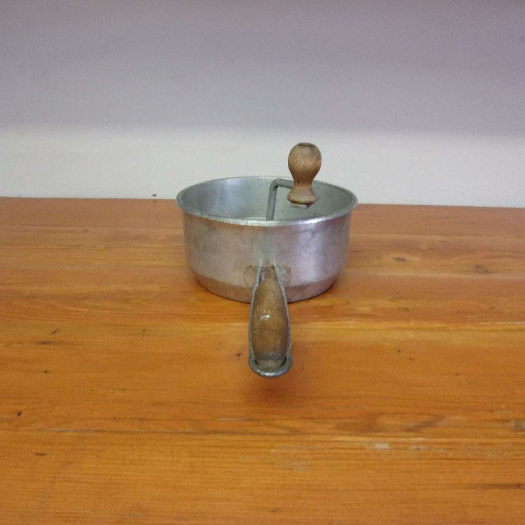 Antique Foley Food Mill / Vintage Silver Food Mill by Foley 
