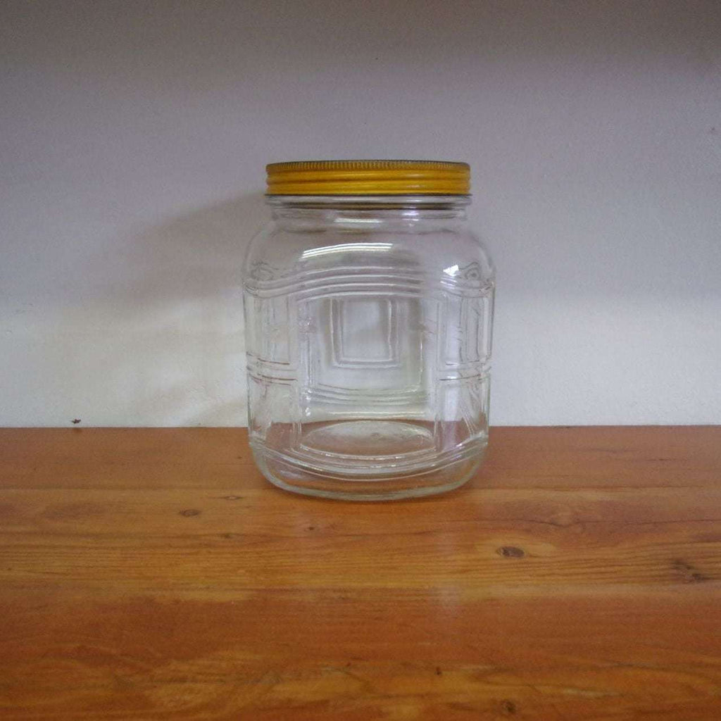 FOUND in ITHACA » Vintage Hazel Atlas Kitchen Canister Jar, Old