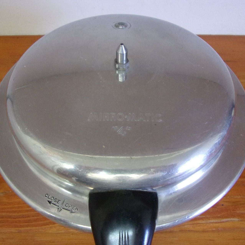 Mirro-matic 4 Quart M-1954 Aluminum Pressure Cooker, 3.8 Liter 