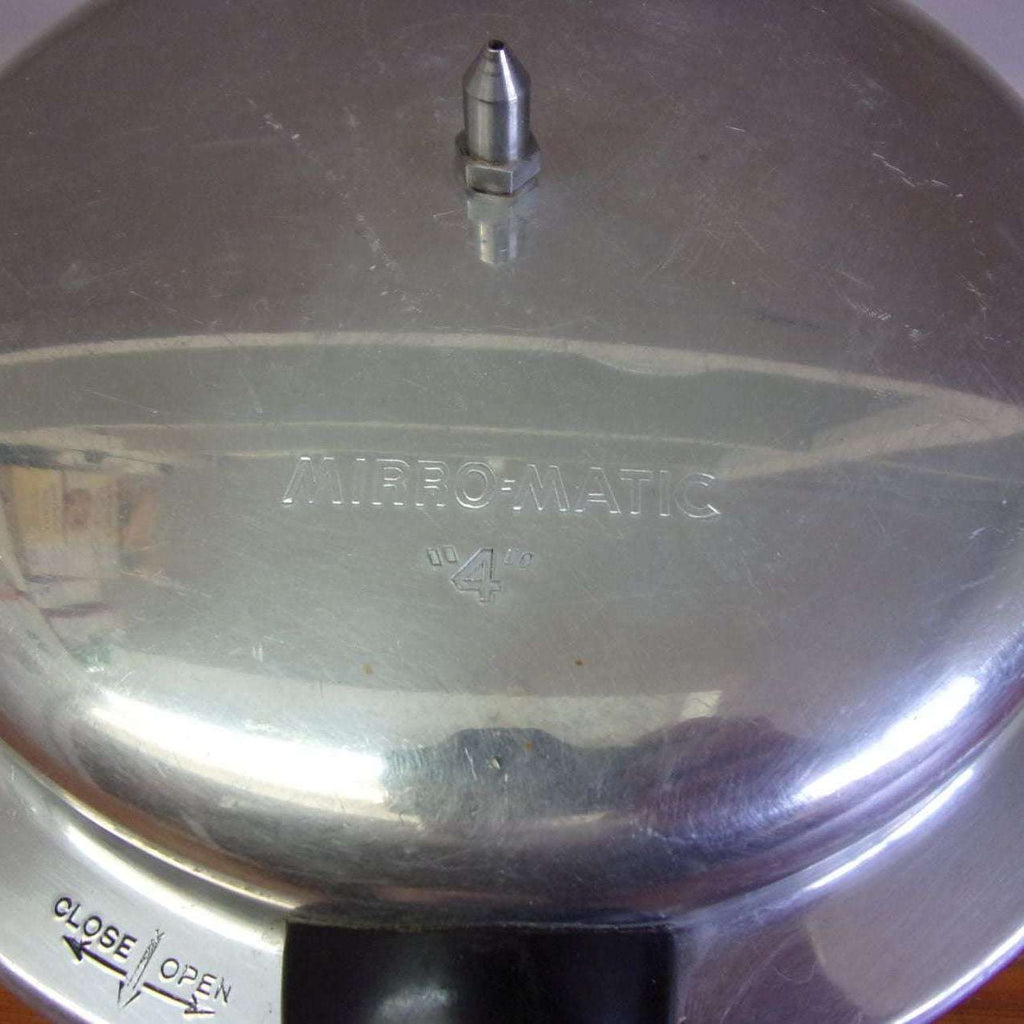 Vintage Mirro Matic 4 Qt Aluminum Pressure Cooker M-0294 With