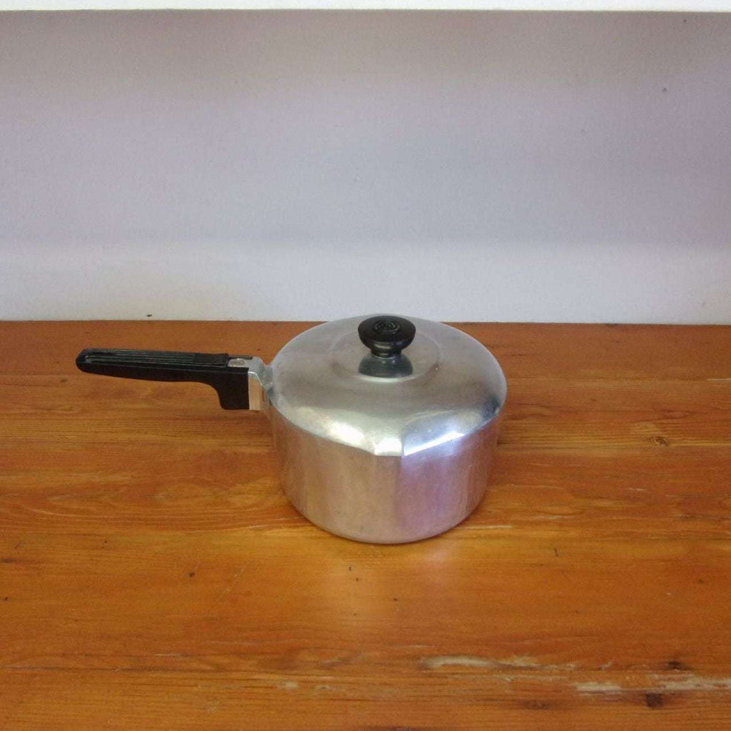 Magnalite 3 Quart 3 Liter Anodized Aluminum Sauce Pan Pot with Lid GHC  Strainer