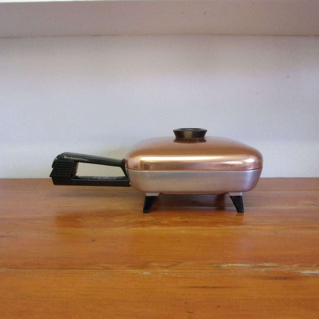 Vintage Westinghouse Electric Frying Pan With Copper Lid – Ma and